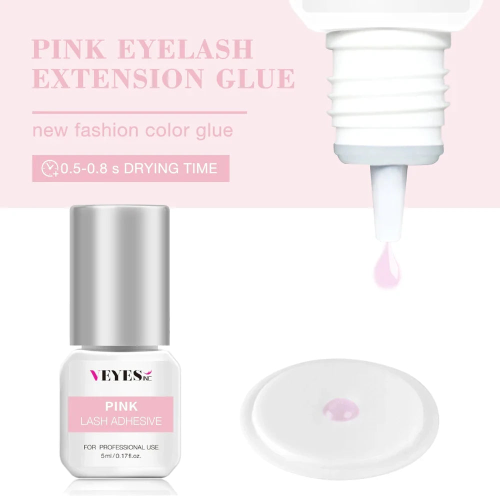 Veyes Inc 5ml Eyelash Extensions Glue Veyelash 1-2 Second Fast Drying Lash Adhesive 7 Weeks Retention Volume Glue Makeup Tools