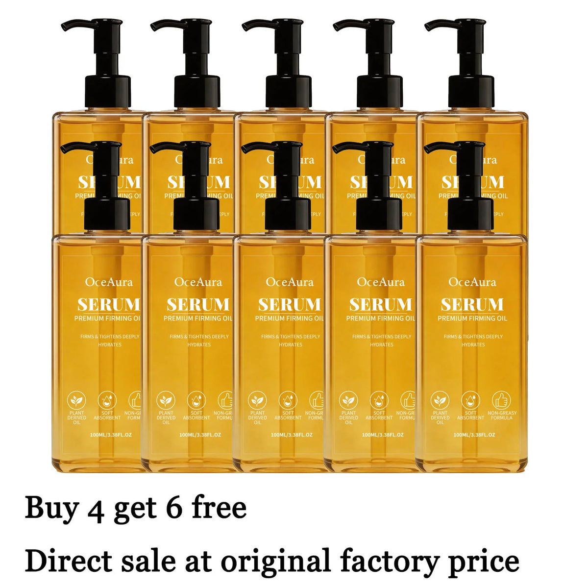 100ML Body Essence Oil Nourishing Pores Moisturizing Skin Improve Skin Texture Enhance Smoothness Lifting Tightening Glowing Body Care Oil for All Skin Types