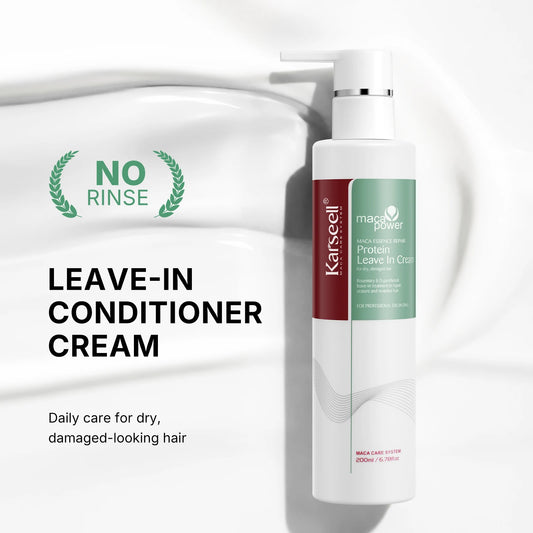 Karseell 200ml Protein Leave In Cream Repair Conditioner Hair Treatment Natural Essences Hair Care Product For All Hair Types