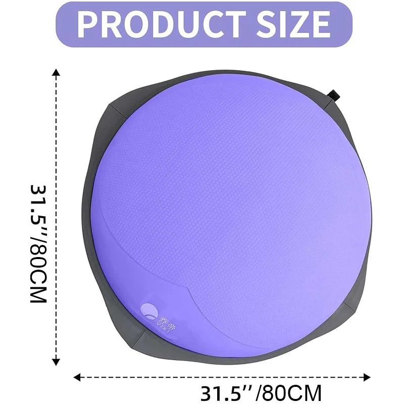 Big Exercise Ball Trainer,Balance Ball Trainer,  workout equipment for home， balancing ball，half ball balance trainer，Yoga Exercise Ball for Home Gym Core Training Anti-Skid Surface
