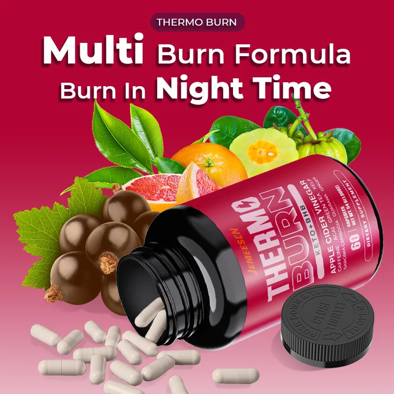 Buy 1 Get 1 FREE- BHB Dietary capsules with BHB Premium Blend,Acai Fruit,Green Tea Leaf, Nighttime Metabolism Boost, Detoxifi