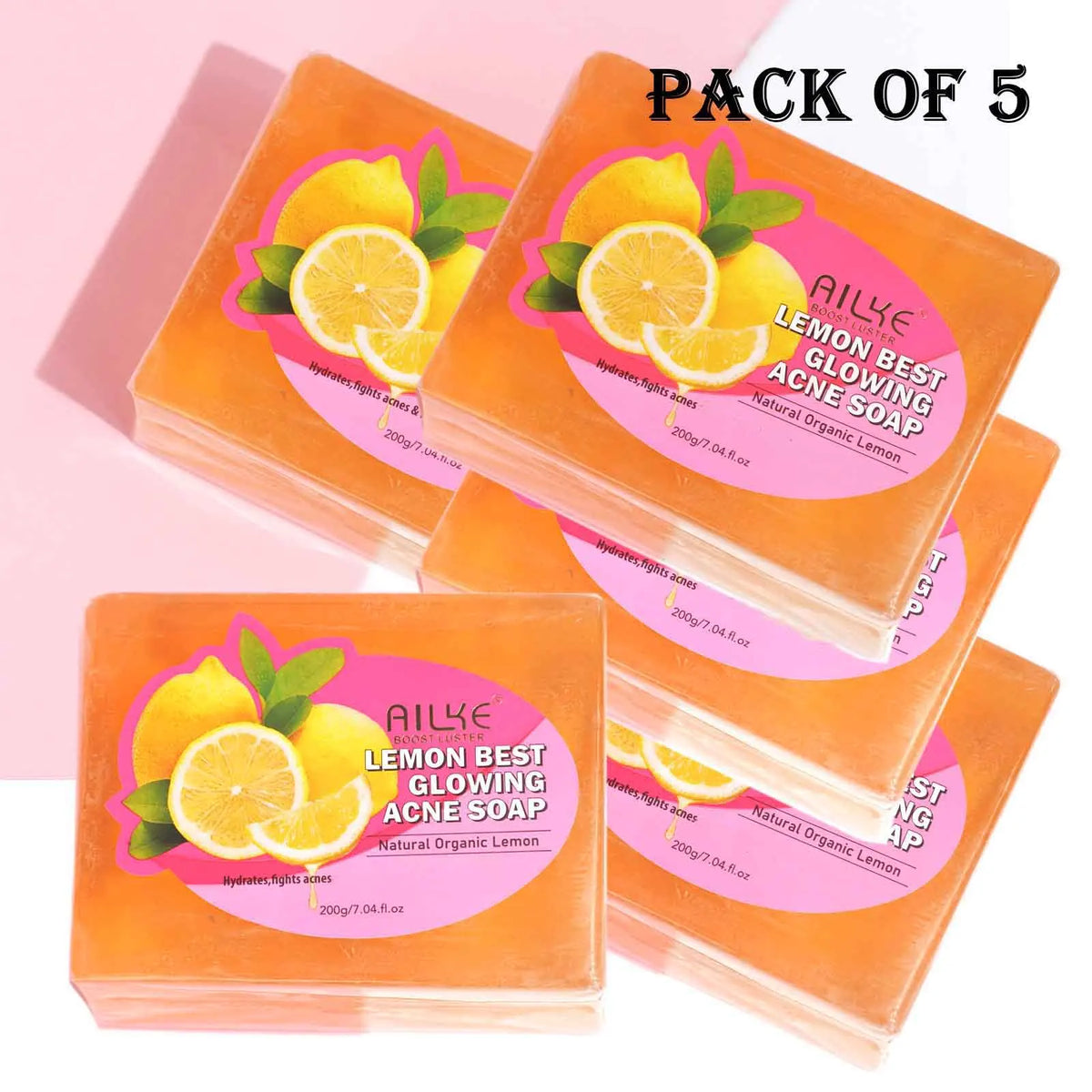 AILKE Natural Skin Brightening Set, Clean Darkness, Acne, Stains, Moisturize, Lightening, Smooth, Improve Rough and Dry Skin