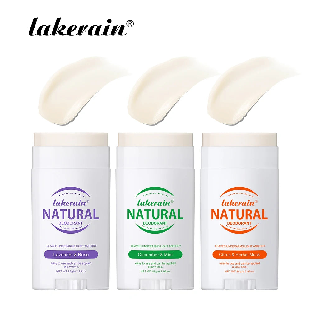 Natural Deodorant Keep Armpits Fresh Long Lasting Odor Protection Antiperspirant Natural Plant Formula Creamy Texture Deodorant