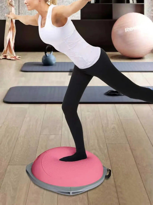 Big Exercise Ball Trainer,Balance Ball Trainer,  workout equipment for home， balancing ball，half ball balance trainer，Yoga Exercise Ball for Home Gym Core Training Anti-Skid Surface