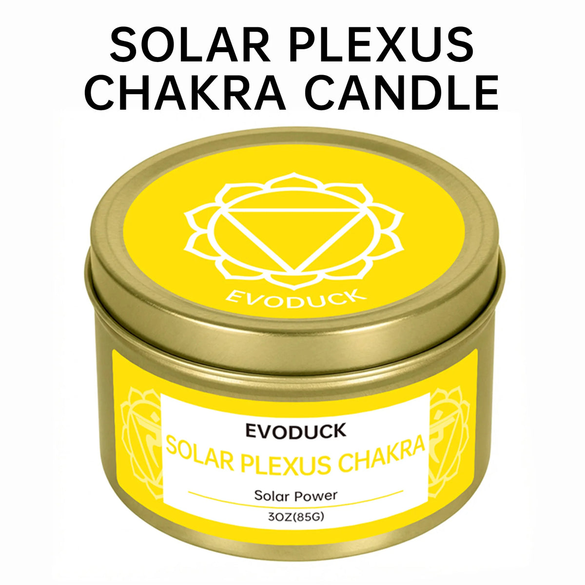 EVODUCK 7 Chakra Candle Gift Set, 7 x 85g Crystal Soy Wax Candles with Metal Charms, Root Sacral Solar Plexus Heart Throat Third Eye Crown Aromatherapy for Meditation, Relaxation, Spiritual Home Decor, Birthday Christmas Gift
