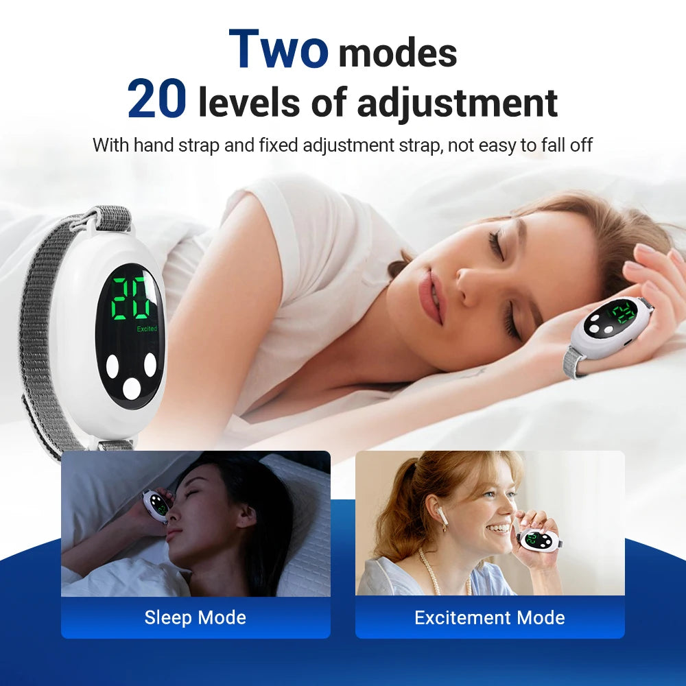 Microcurrent Sleep Aid Relaxation Treatment Insomnia Relieve Pulse Stimulation Hypnosis Smart Handheld Sleeper Anti Anxiety