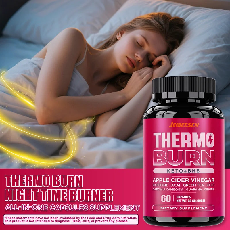 Buy 1 Get 1 FREE- BHB Dietary capsules with BHB Premium Blend,Acai Fruit,Green Tea Leaf, Nighttime Metabolism Boost, Detoxifi