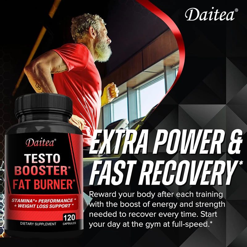 Fat Burning Supplement - Supports Endurance, Muscle, Athletic Performance and Weight Management - 120 Capsules
